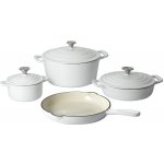 CS SOLINGEN Sada nádobí litinová Xanten 7 ks bílá CS-094805 – Zboží Dáma