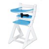 Jídelní židlička Hajdalánek Rostoucí ELA bílá modrá