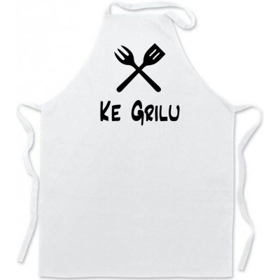 Povidlo.cz Zástěra Ke grilu Bílá – Hledejceny.cz