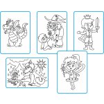 Radost v písku Sada střední pohádky- Barevné pískování obrázků – Sleviste.cz