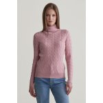 Gant STRETCH COTTON CABLE TURTLENECK DUSTY PINK – Zbozi.Blesk.cz