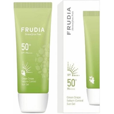 Frudia Sun Green Grape Sebum Control hydratační gel na opalování pro mastnou a smíšenou pleť SPF50+ 50 g – Hledejceny.cz