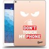 Pouzdro na tablet Picasee silikonový průhledný obal Apple iPad Air 10.5 2019 3.gen Angry Eyes Transparent