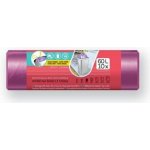 viGO! Pytle zatahovací LDPE 60l 27µm 10ks fialové – Sleviste.cz