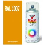 Schuller Eh´Klar Sprej žlutý lesklý 400ml, odstín RAL 1007 barva chromově žlutá lesklá, PRISMA COLOR 91041 – Zboží Mobilmania