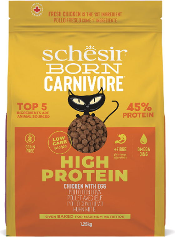 Schesir Born Carnivore High Protein kuřecí s vejcem 1,25 kg