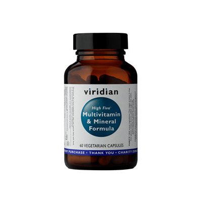 Viridian Nutrition High Five Multivitamin and Mineral Formula 60 kapslí (Natural komplex pro každý den)