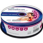 MediaRange CD-R 700MB 52x, printable, spindle, 25ks (MR223) – Zboží Mobilmania