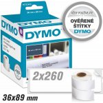 Dymo 89mm x 36mm, bílé, S0722400 – Hledejceny.cz