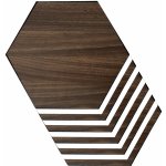Windu dekor Ořech hexagon 300 x 260 mm 0,22m² – Hledejceny.cz