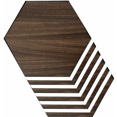 Windu dekor Ořech hexagon 300 x 260 mm 0,22m² – Hledejceny.cz