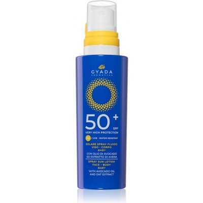 Gyada Cosmetics Solar ochranný krém na obličej SPF50+ 150 ml