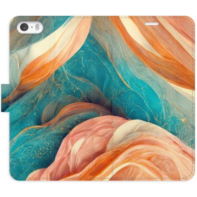 Pouzdro iSaprio - Orange and Blue - iPhone 5/5S/SE – Zboží Mobilmania