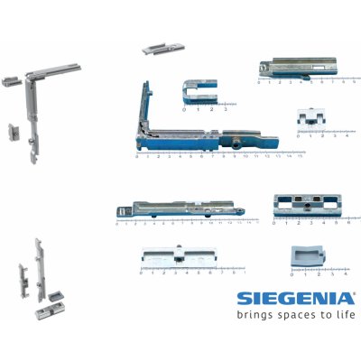 Siegenia Základní sada uzavírání ALU 5200 MMVS0250-100030 – Zboží Mobilmania