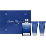 Salvatore Ferragamo Acqua Essenziale Blu EDT 100 ml + 50 ml sprchovy gel + 50 ml balzam po holeni pro muže dárková sada – Hledejceny.cz