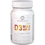 Pharma Activ Vitamin D3 MAX 4000 I.U. 30 tablet – Hledejceny.cz