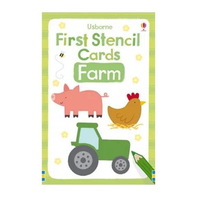 Usborne - First Stencil Cards: Farm – Zbozi.Blesk.cz