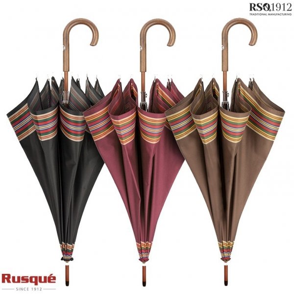 Deštník Rusqué RSQ1912 Border luxusní pánský holový deštník