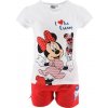 Dívčí letní set Minnie Mouse Disney bílo-červený