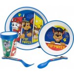 Set nádobí Tlapková patrola modrá 5ks – Zboží Dáma