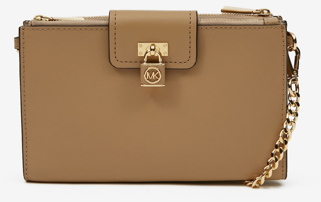 Michael Kors Hnědá dámská kožená crossbody kabelka Ruby