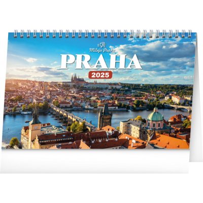 NOTIQUE Stolní Praha Miluju Prahu 23,1 x 14,5 cm 2025 – Sleviste.cz