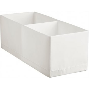IKEA Stuk Box s přihrádkami 20x51x18 cm bílý