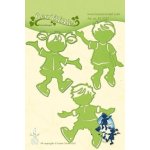 Vyřezávací kovová a embosovací šablona Leabilities Děti 3 ks – Hledejceny.cz