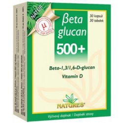 Natures beta glucan 500 30 kapslí