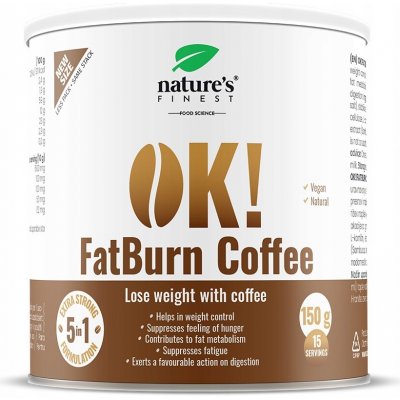 Nature’s Finest OK!FatBurn Coffee 150 g – Hledejceny.cz
