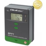 Qoltec 53663 MPPT solární regulátor 40A Ovládání přes Bluetooth aplikaci v mobilu 12V 24V LCD 2 x USB AGM GEL LiFePO₄