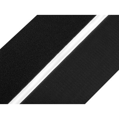 Stoklasa Suchý zip háček + plyš samolepicí šíře 80 mm Balení: 1 m, Varianta: černá černá – Hledejceny.cz