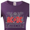 Dámské tričko s potiskem Dámské tričko AC DC Fialová