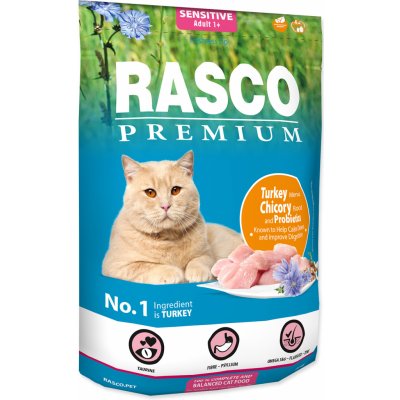 Rasco Premium Sensitive krůtí s kořenem čekanky a probiotiky 0,4 kg – Zbozi.Blesk.cz