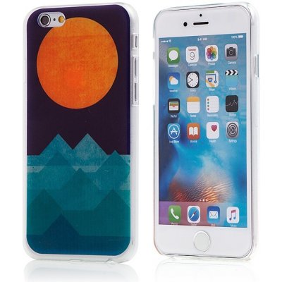 Pouzdro AppleMix Apple iPhone 6 / 6S - plastové - hory a slunce – Zboží Mobilmania