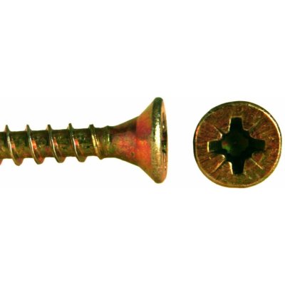 Vrut do dřeva ZnŽl, zapuštěná hlava - 5.0x60 částečný závit – Zbozi.Blesk.cz