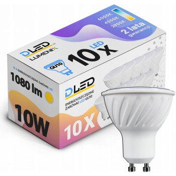 Lumenix LED žárovky GU10 1080 lm 10 W bílé teplé10 ks