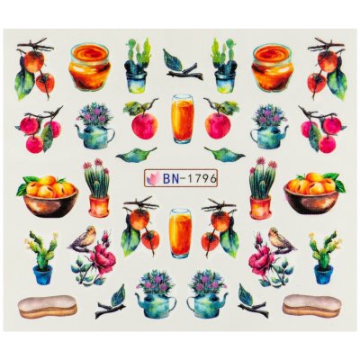 BIO nails Vodolepka BN 1796 jídlo a květiny – Hledejceny.cz