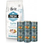 Brit Fresh Fish with Pumpkin Adult Large Muscles & Joints 12 kg – Zboží Dáma