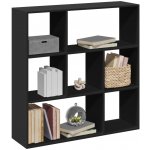 vidaXL Knihovna/dělící stěna černá 102x29x103,5 cm kompozitní dřevo – Sleviste.cz