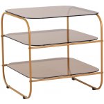 Hübsch Arki 41 x 41 cm Hnědý skleněný – Zboží Dáma