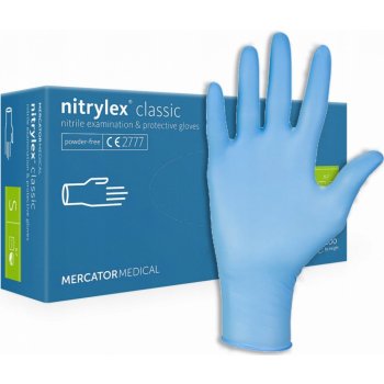 Mercator Medical Nitrylex Classic bílé 100 ks