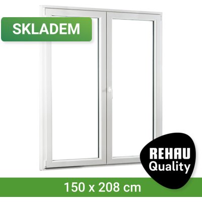 SKLADOVÁ-OKNA REHAU Smartline+ Bílá 150 x 208 cm – Hledejceny.cz