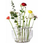 Váza IKEBANA 24 cm, stříbrná, sklo, Fritz Hansen – Hledejceny.cz