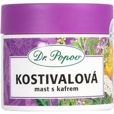 Dr. Popov - bylinné masti bylinné masti - druh masti: kostivalová mast s kafrem, 50 ml – Hledejceny.cz