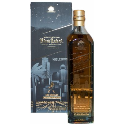 Johnnie Walker Blue Label Los Angeles Hollywood 40% 0,75 l (kazeta) – Zbozi.Blesk.cz