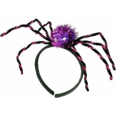 Čelenka halloween s pavoukem – Zboží Dáma