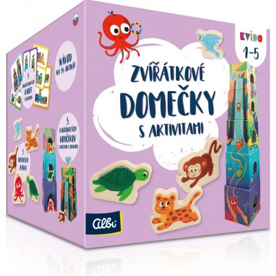Albi Zvířátkové domečky s aktivitami – Hledejceny.cz