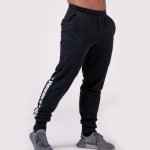 Nebbia joggerky s pruhy 185 černé – Zboží Dáma