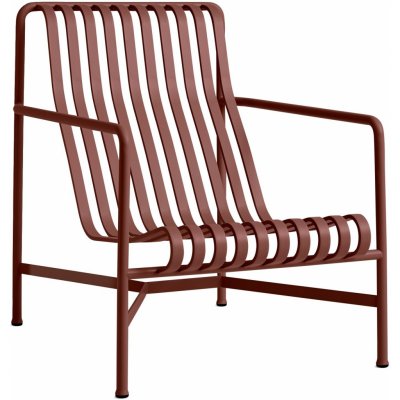 HAY Křeslo Palissade Lounge Chair High, iron red – Hledejceny.cz